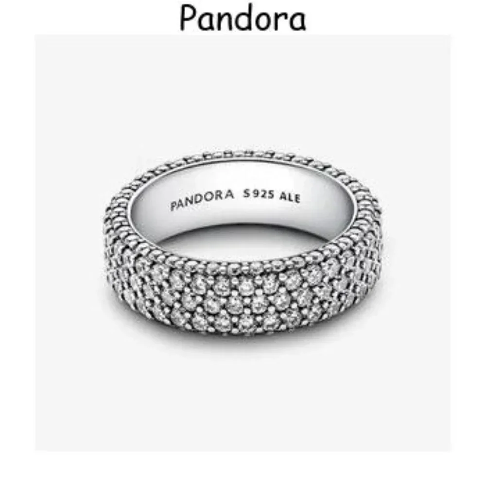 Pandora Timeless Pav?? Triple-row Ring